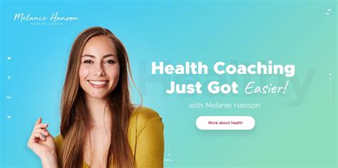 health coaching website design.